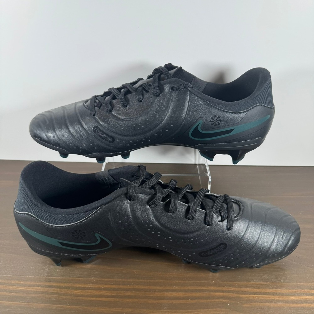 Nike Men's Tiempo Legend 10 Elite FG Soccer Cleats Size 11.5 Shadow Pack Black - Picture 4 of 14